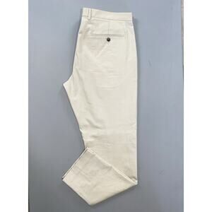 J Crew Ludlow 3XDry Slim Fit Flat Front Lightweight Chino Pants. Ivory, 36X32.